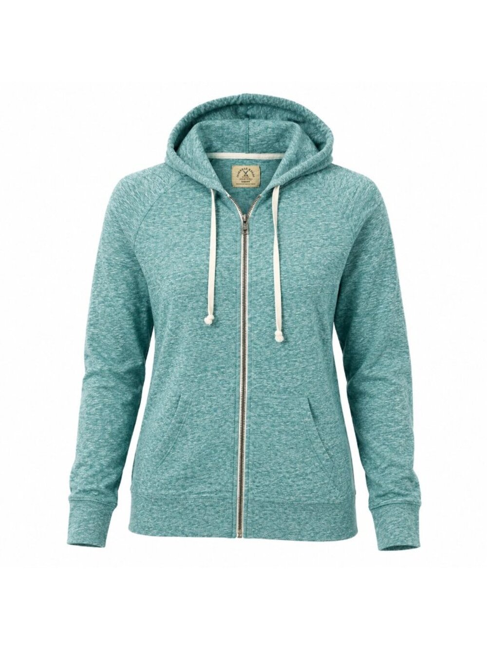 American Eagle Vintage T Women's M Teal Zip Up Hoodie Burnout Lightweight